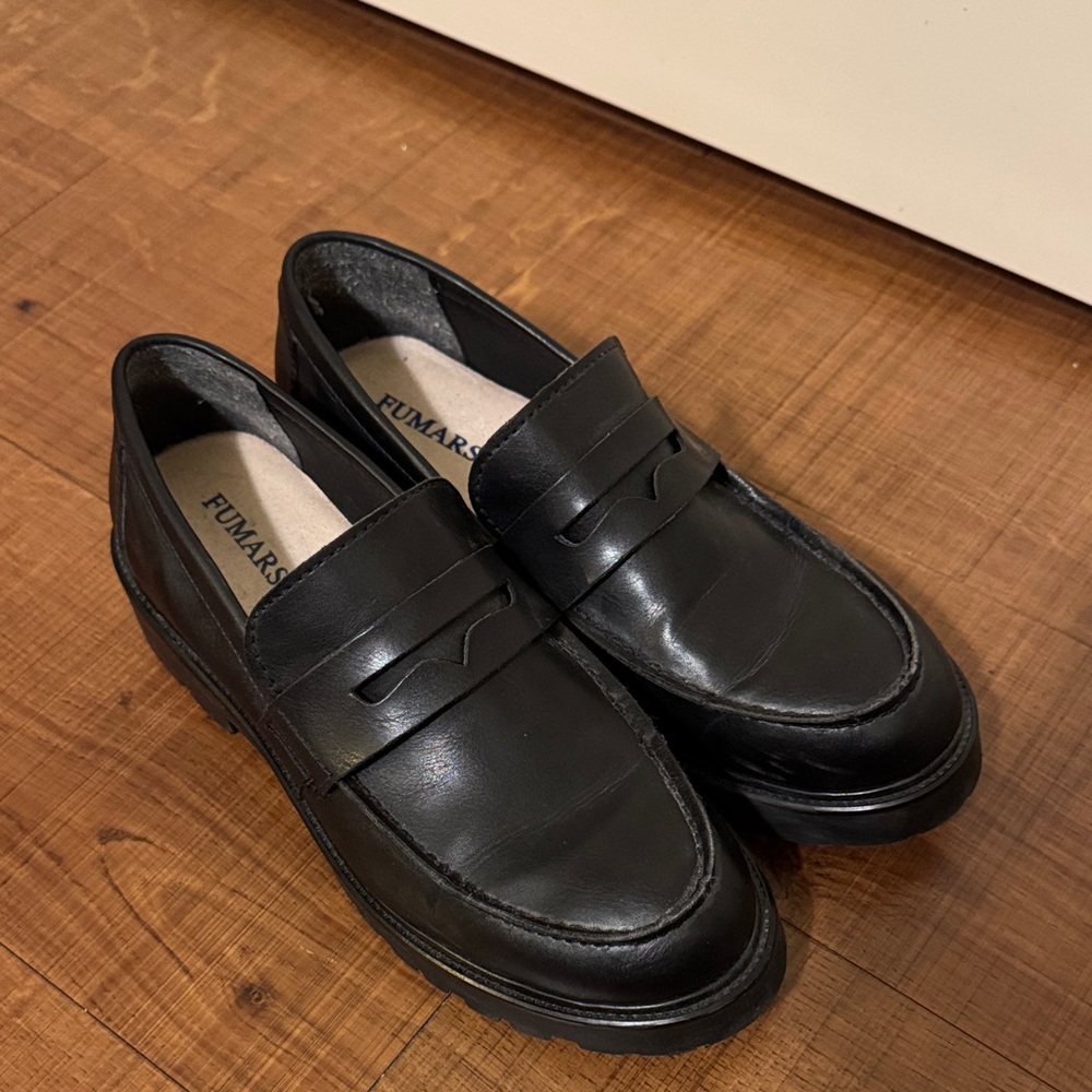 Steve Madden Black Women's Penny Loafers